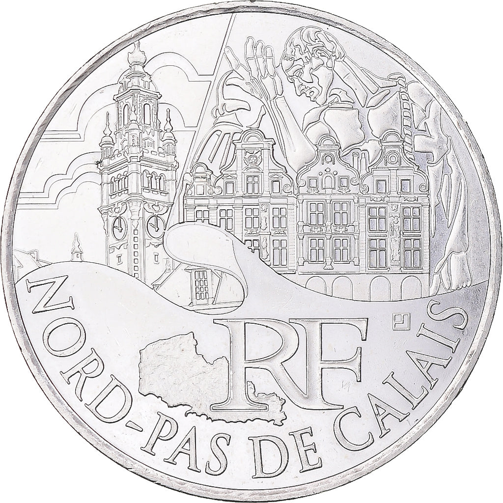 Francja, 10 Euro, 2011, Paris, MS(60-62), Srebro, Gadoury:EU450, KM:1745