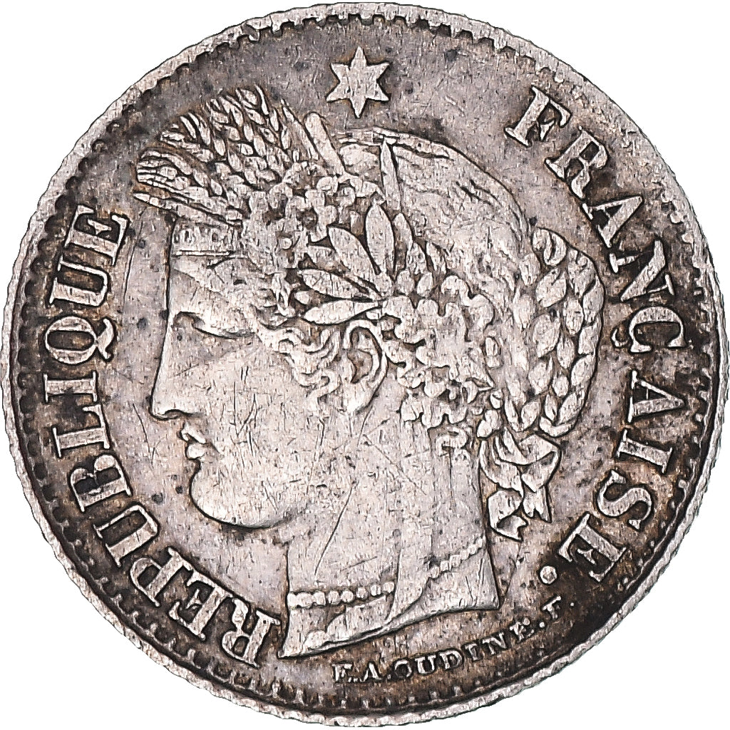 Coin, France, Cérès, 20 Centimes, 1850, Paris, AU(50-53), Silver, KM:758.1