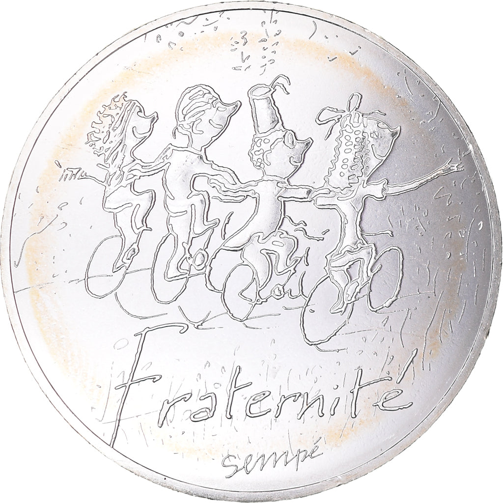 Frankreich, 10 Euro, Fraternité Printemps Sempé, 2014, Paris, STGL, Silber