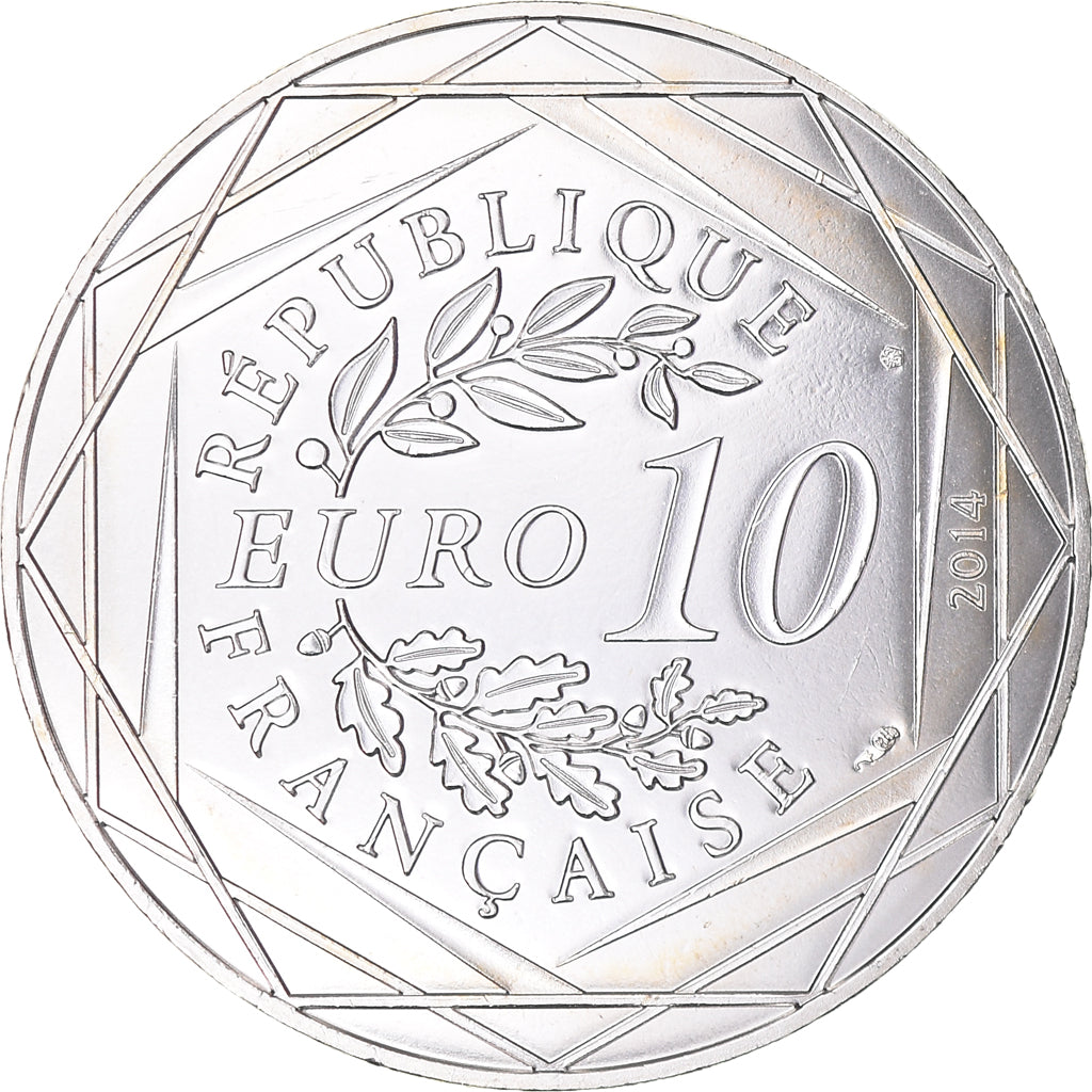 Frankreich, 10 Euro, Fraternité Printemps Sempé, 2014, Paris, STGL, Silber