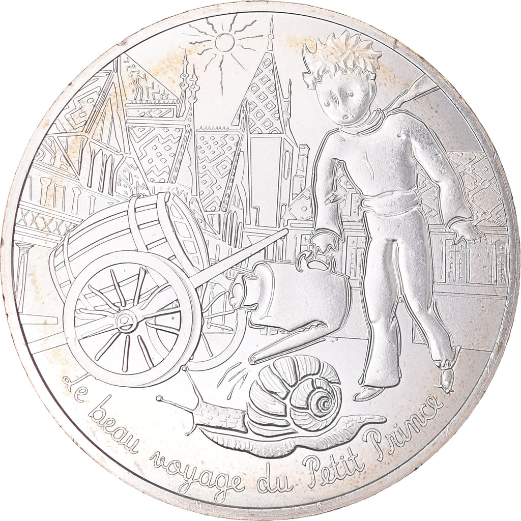 Francia, 10 Euro, Petit prince à la campagne, 2016, Paris, FDC, Argento