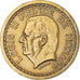 Coin, Monaco, Louis II, 2 Francs, 1945, VF(30-35), Aluminum-Bronze, KM:121a