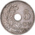 Munten, België, 5 Centimes, 1922, ZF, Cupro-nikkel, KM:67