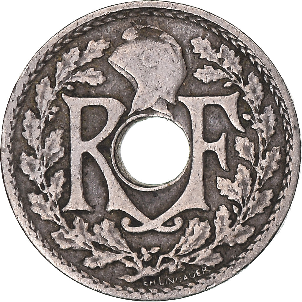 Coin, France, Lindauer, 5 Centimes, 1924, EF(40-45), Copper-nickel, KM:875
