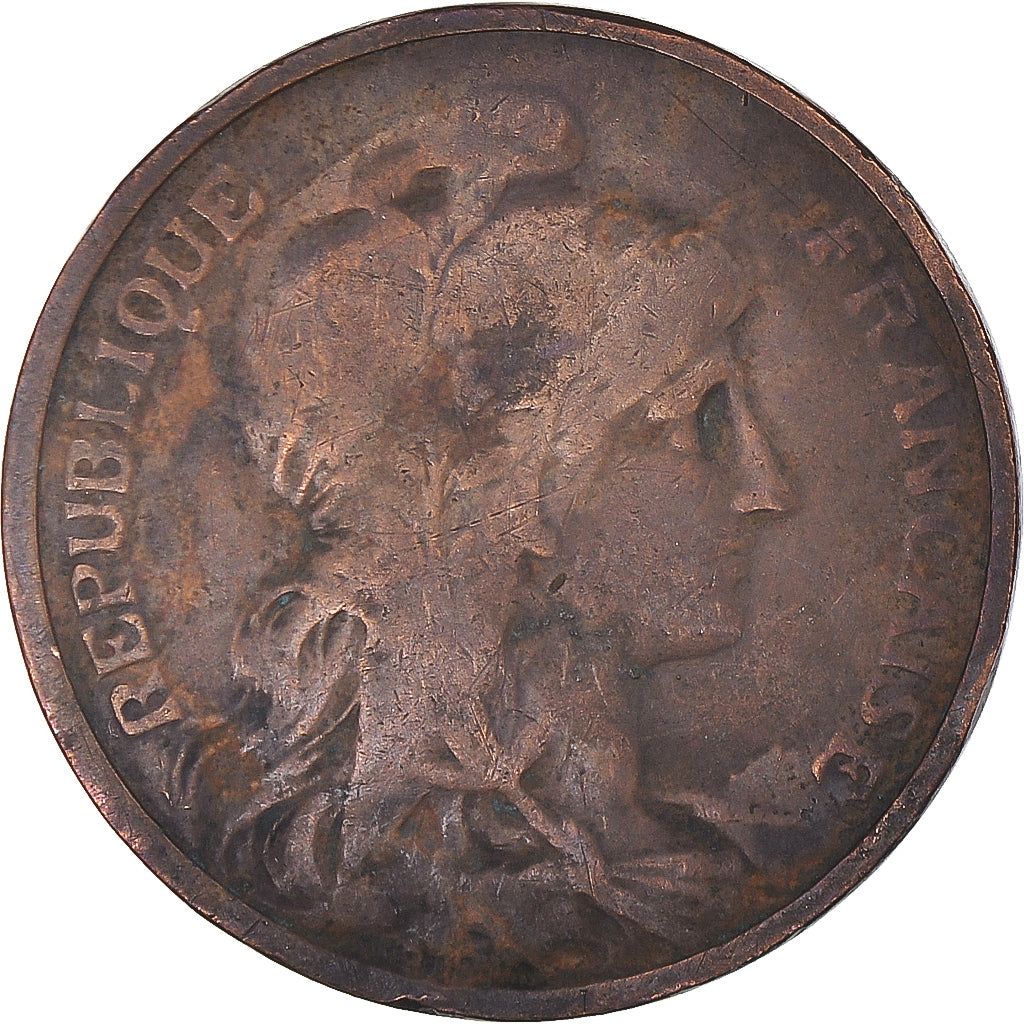Coin, France, Dupuis, 5 Centimes, 1917, Paris, VF(20-25), Bronze, KM:842