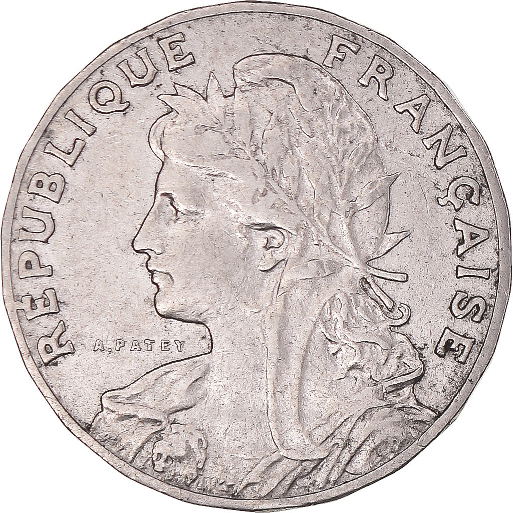 Münze, Frankreich, Patey, 25 Centimes, 1905, SS, Nickel, KM:856, Gadoury:364