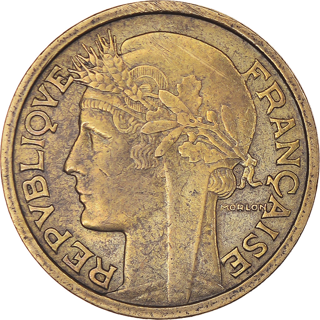 Moneda, Francia, Morlon, 2 Francs, 1941, MBC+, Aluminio - bronce, KM:886