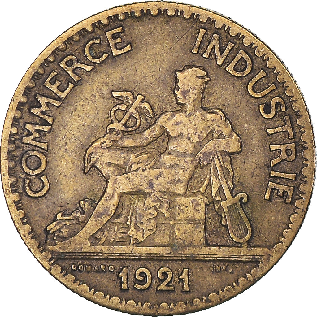 Moneta, Francia, Chambre de commerce, 50 Centimes, 1921, Paris, MB+