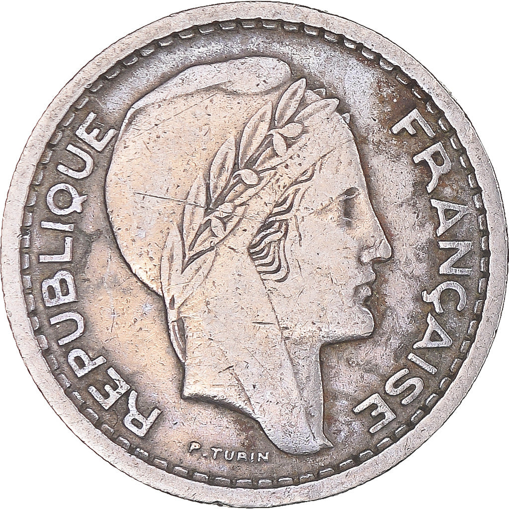 Moeda, Argélia, 20 Francs, 1949, Paris, VF(20-25), Cobre-níquel, KM:91