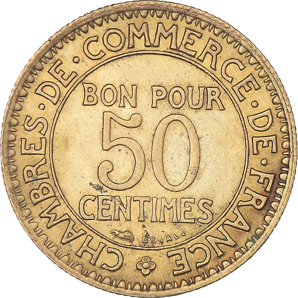 Moneta, Francia, Chambre de commerce, 50 Centimes, 1926, Paris, SPL-