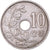 Moneta, Belgia, 10 Centimes, 1928, VF(30-35), Miedź-Nikiel, KM:85.1