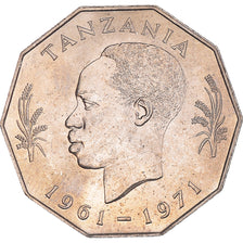 Moneta, Tanzania, 5 Shilingi, 1971, MS(63), Miedź-Nikiel, KM:5