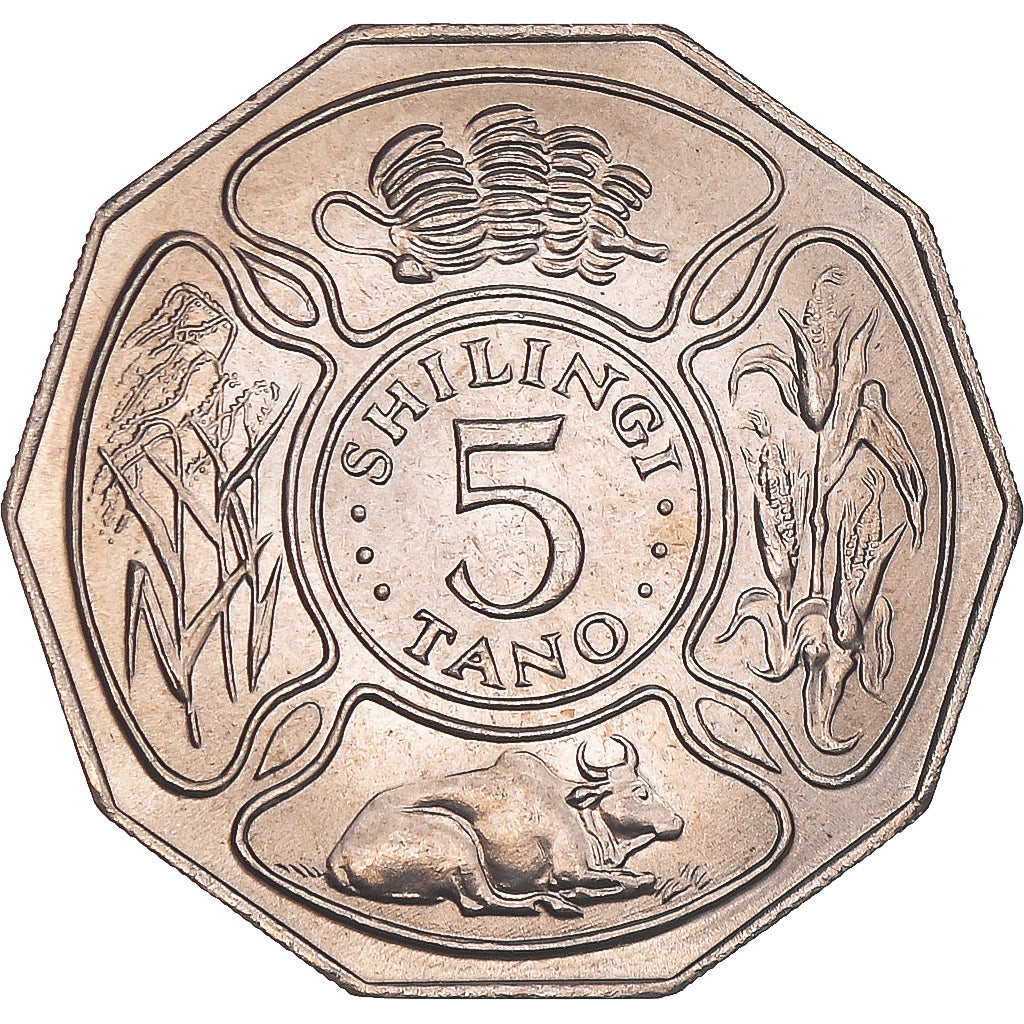 Monnaie, Tanzanie, 5 Shilingi, 1971, SPL, Cupro-nickel, KM:5