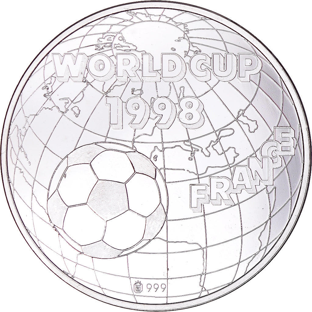 Frankreich, Medaille, World Cup, 1998, Netherland, UNZ, Silber