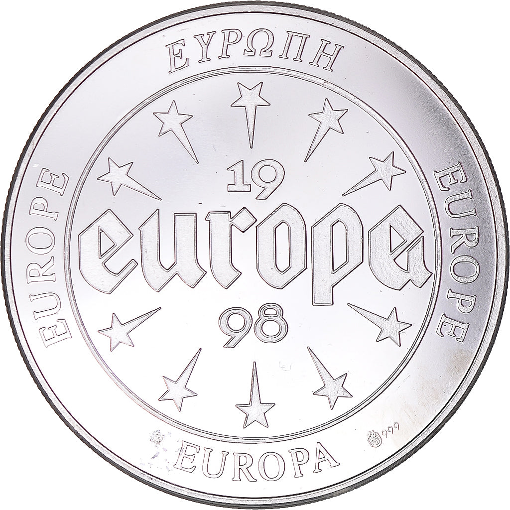 Frankreich, Medaille, Europa, 1998, Luxembourg, UNZ, Silber