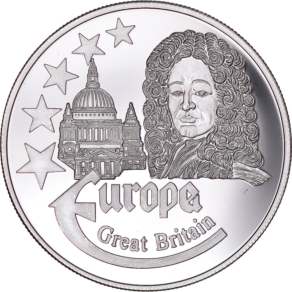Frankreich, Medaille, Europa, 1997, Great Britain, UNZ, Silber