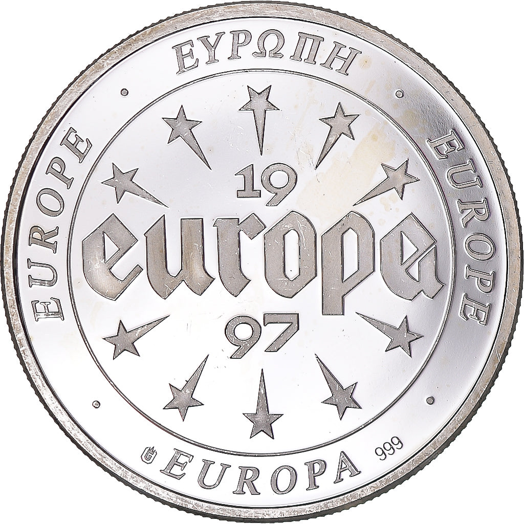 Frankreich, Medaille, Europa, 1997, Netherland, UNZ, Silber