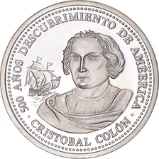 Spain, Ecu, 1992, Christophe Colomb, MS(63), Silver