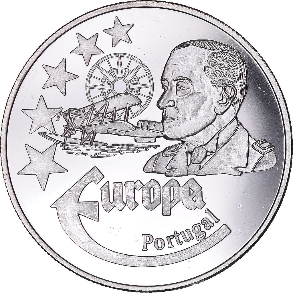 Francja, medal, Europa, 1997, Portugal, MS(63), Srebro