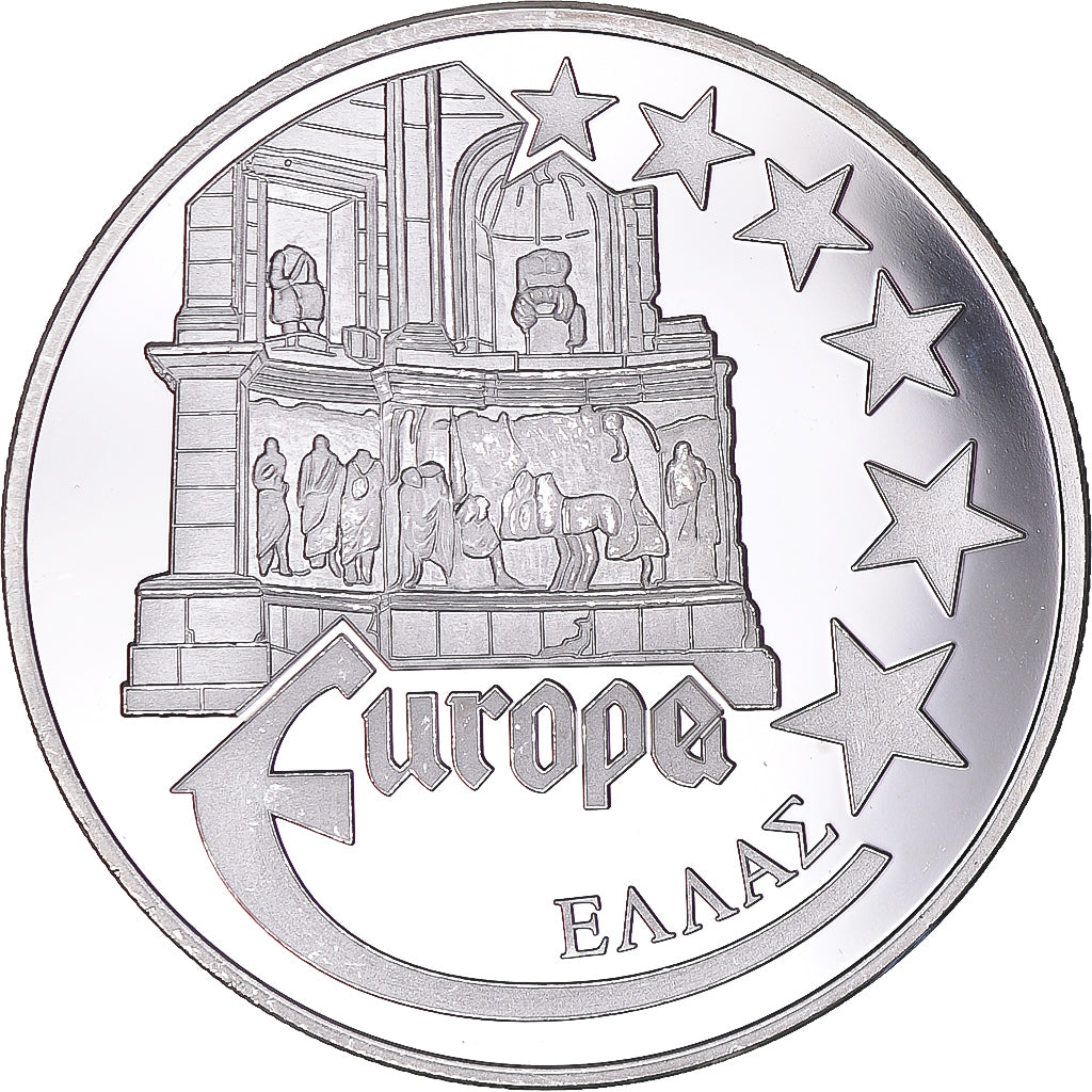 Frankrijk, Medaille, Europa, 1998, Greece, UNC-, Zilver
