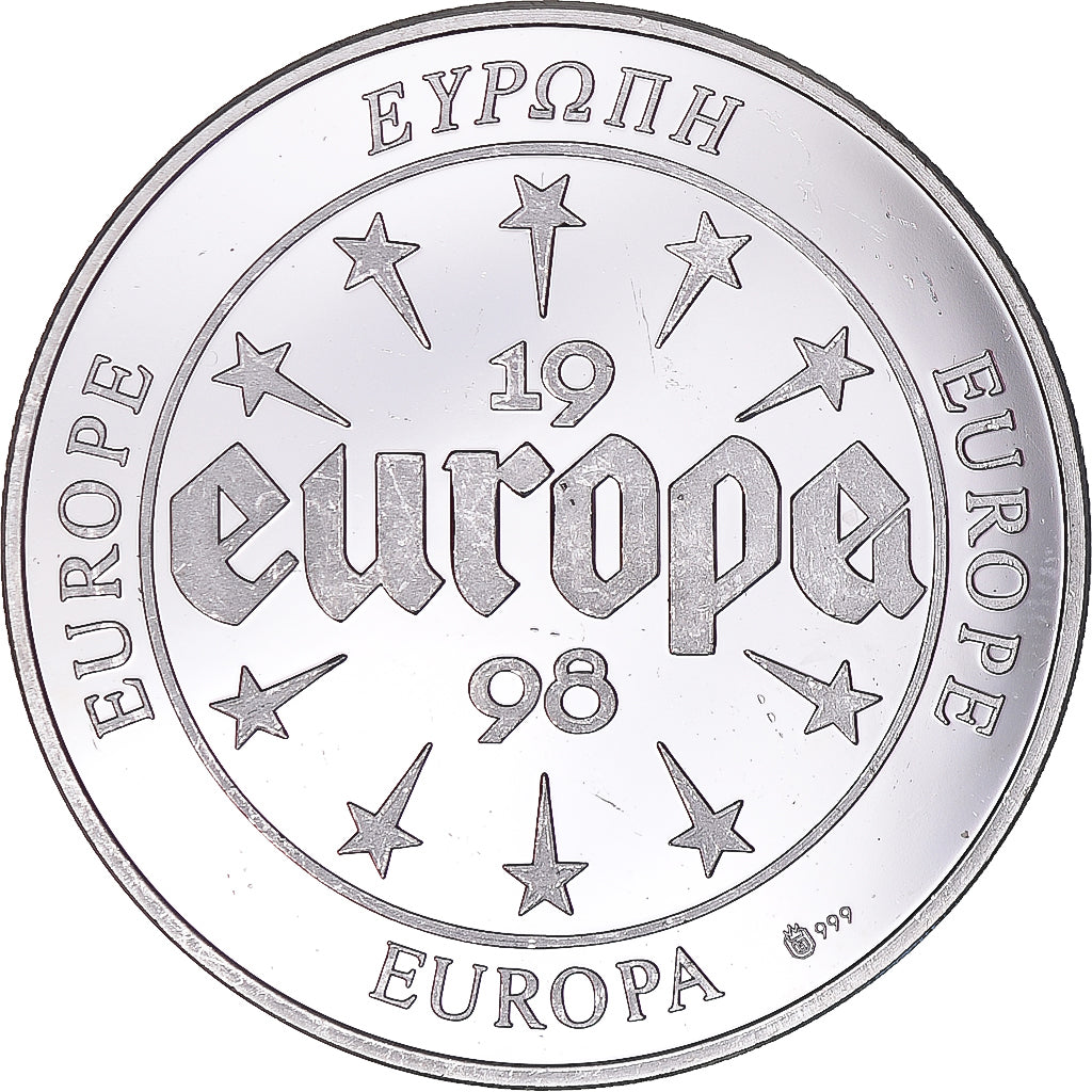 Frankrijk, Medaille, Europa, 1998, Greece, UNC-, Zilver