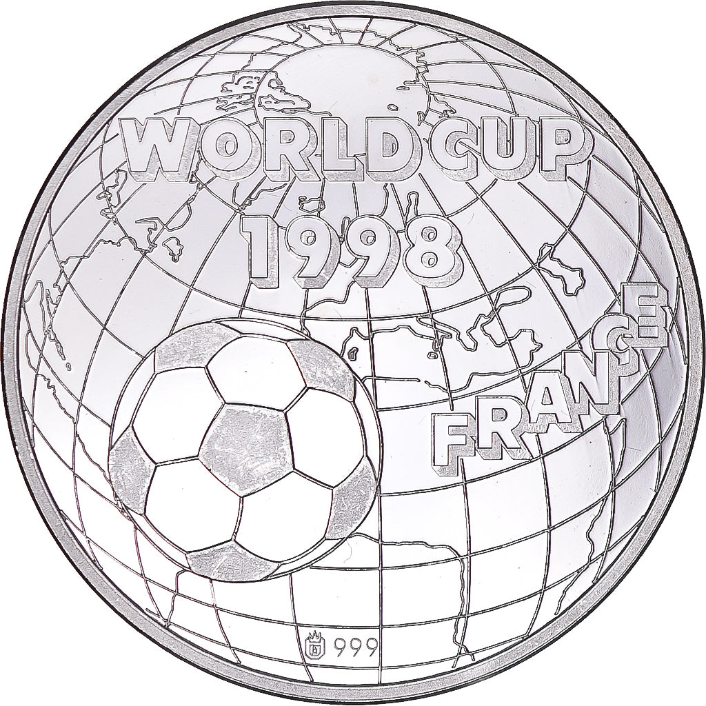 Frankreich, Medaille, World Cup, 1998, Sweden, UNZ, Silber