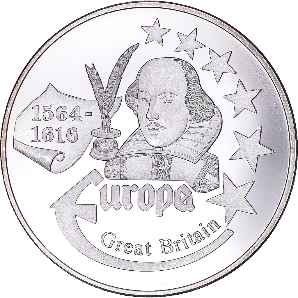 Frankreich, Medaille, Europa, 1999, Great Britain, UNZ, Silber