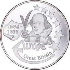 Francja, medal, Europa, 1999, Great Britain, MS(63), Srebro