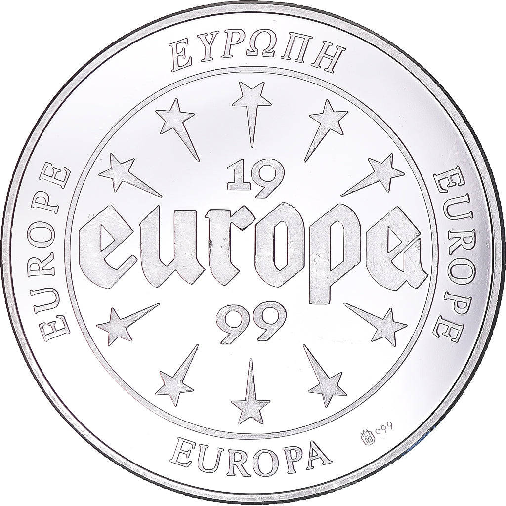 Frankreich, Medaille, Europa, 1999, Great Britain, UNZ, Silber