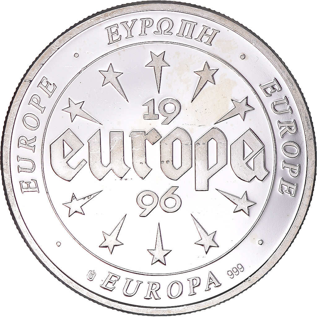 France, Médaille, Europa, 1996, Denmark, SPL, Argent
