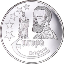 France, Medal, Europa, 1997, Belgium, MS(63), Silver