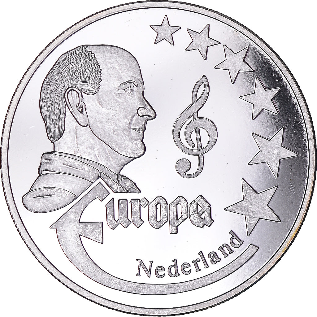 Francja, medal, Europa, 1998, Netherland, MS(63), Srebro