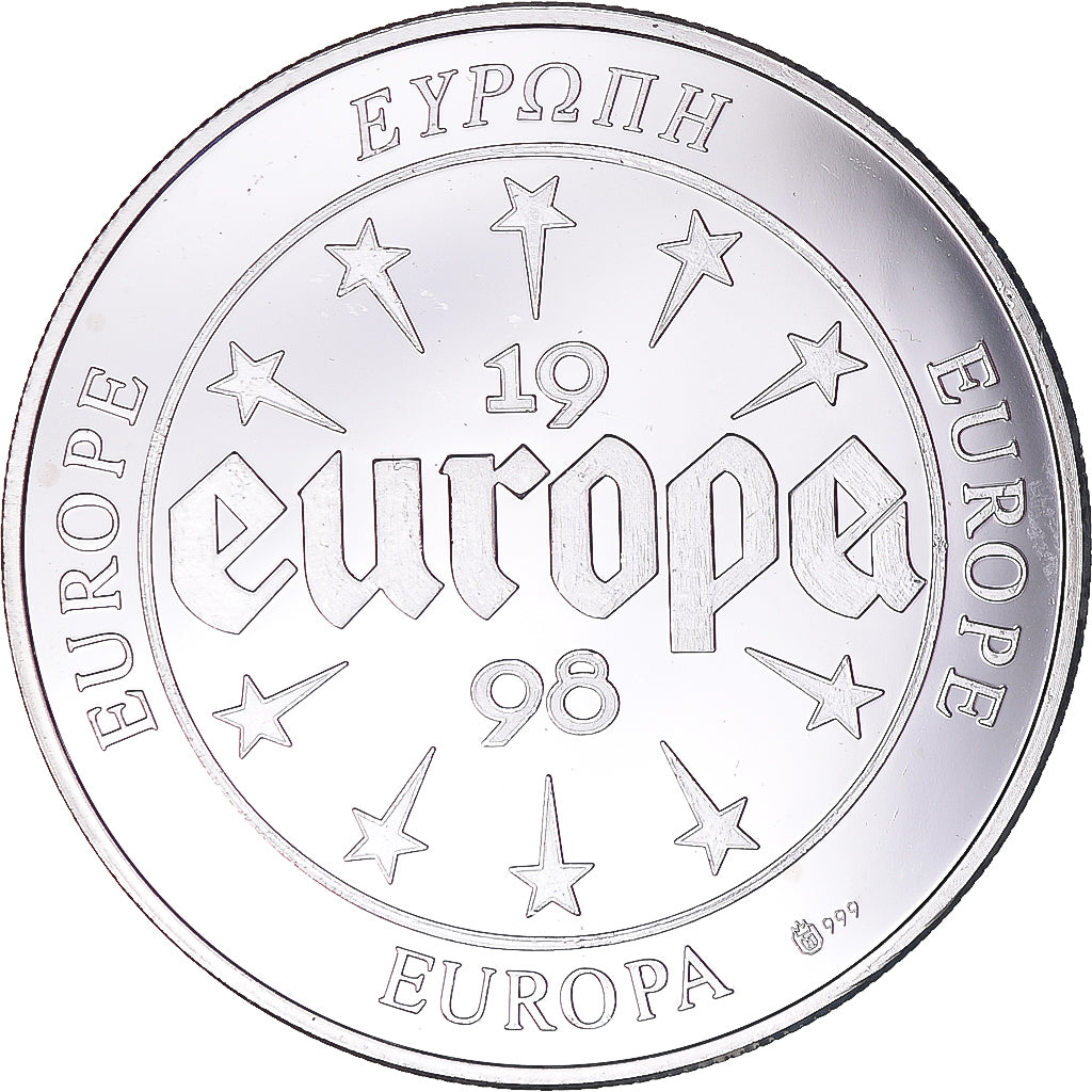 França, medalha, Europa, 1998, Italy, MS(63), Prata