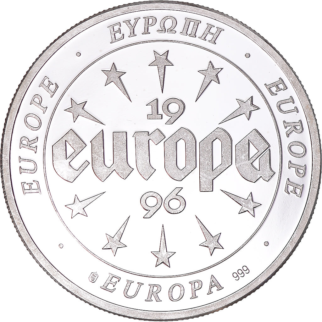 Frankreich, Medaille, Europa, 1996, Italy, UNZ, Silber