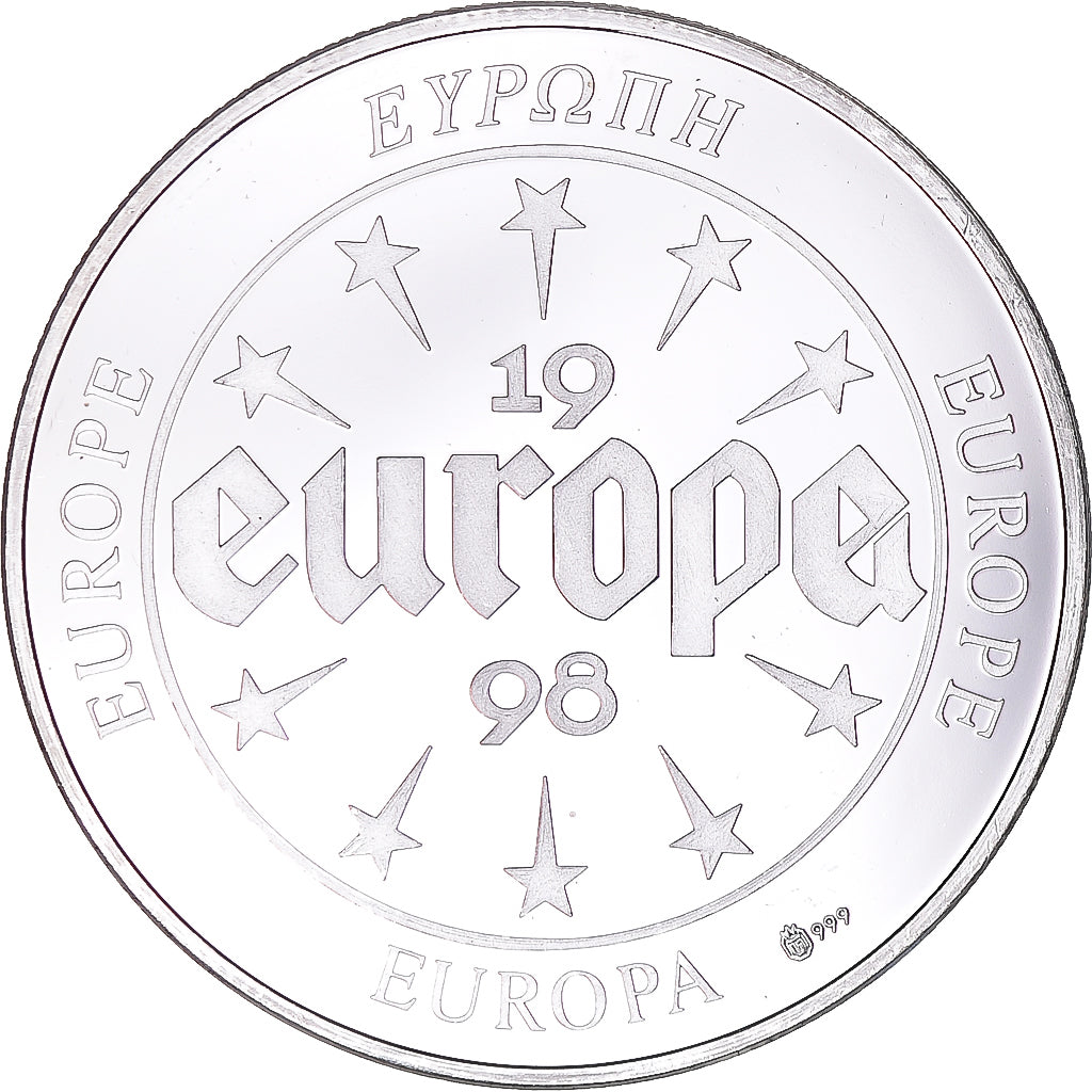 Frankreich, Medaille, Europa, 1998, Italy, UNZ, Silber