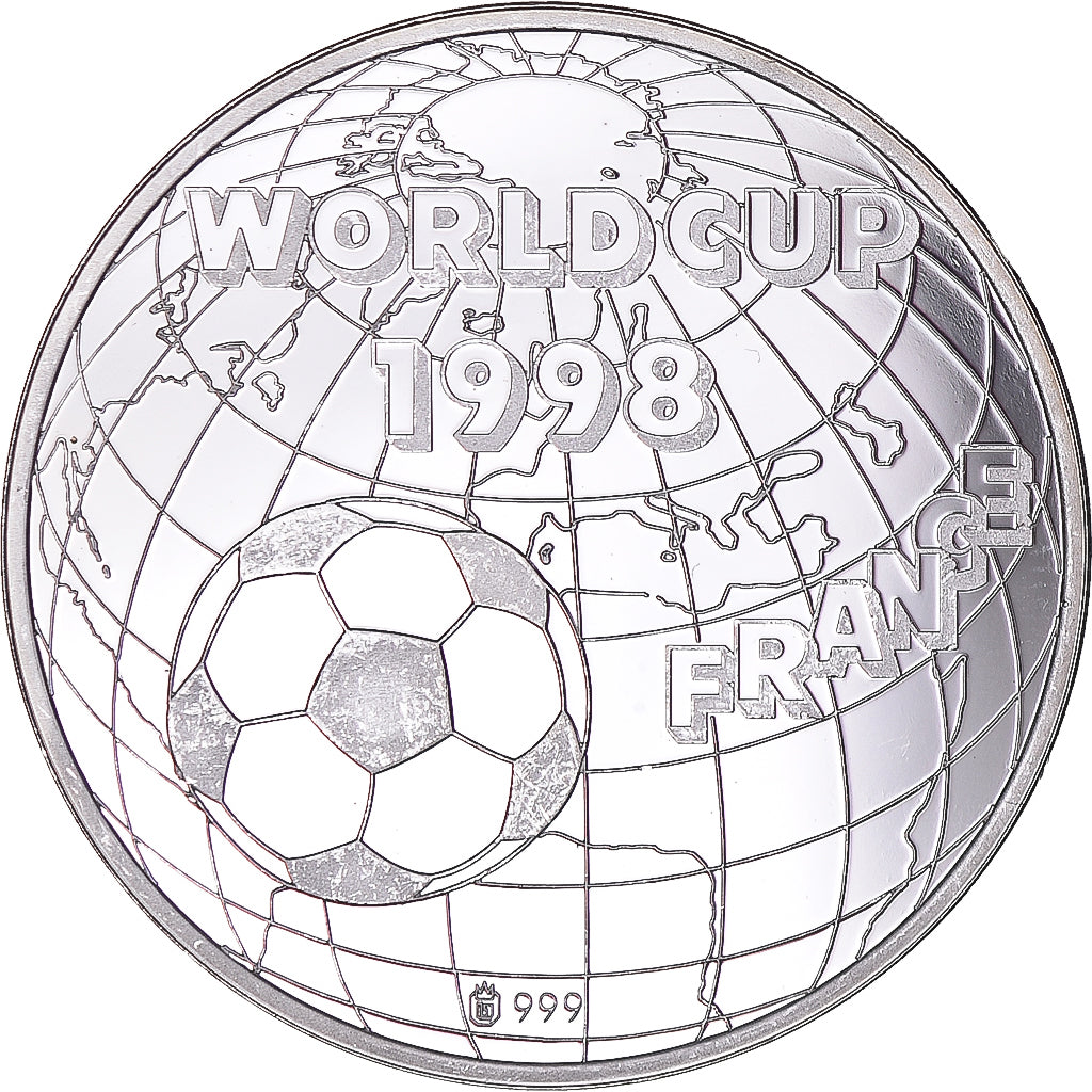 Frankreich, Medaille, World Cup, 1998, czechoslovakia, UNZ, Silber