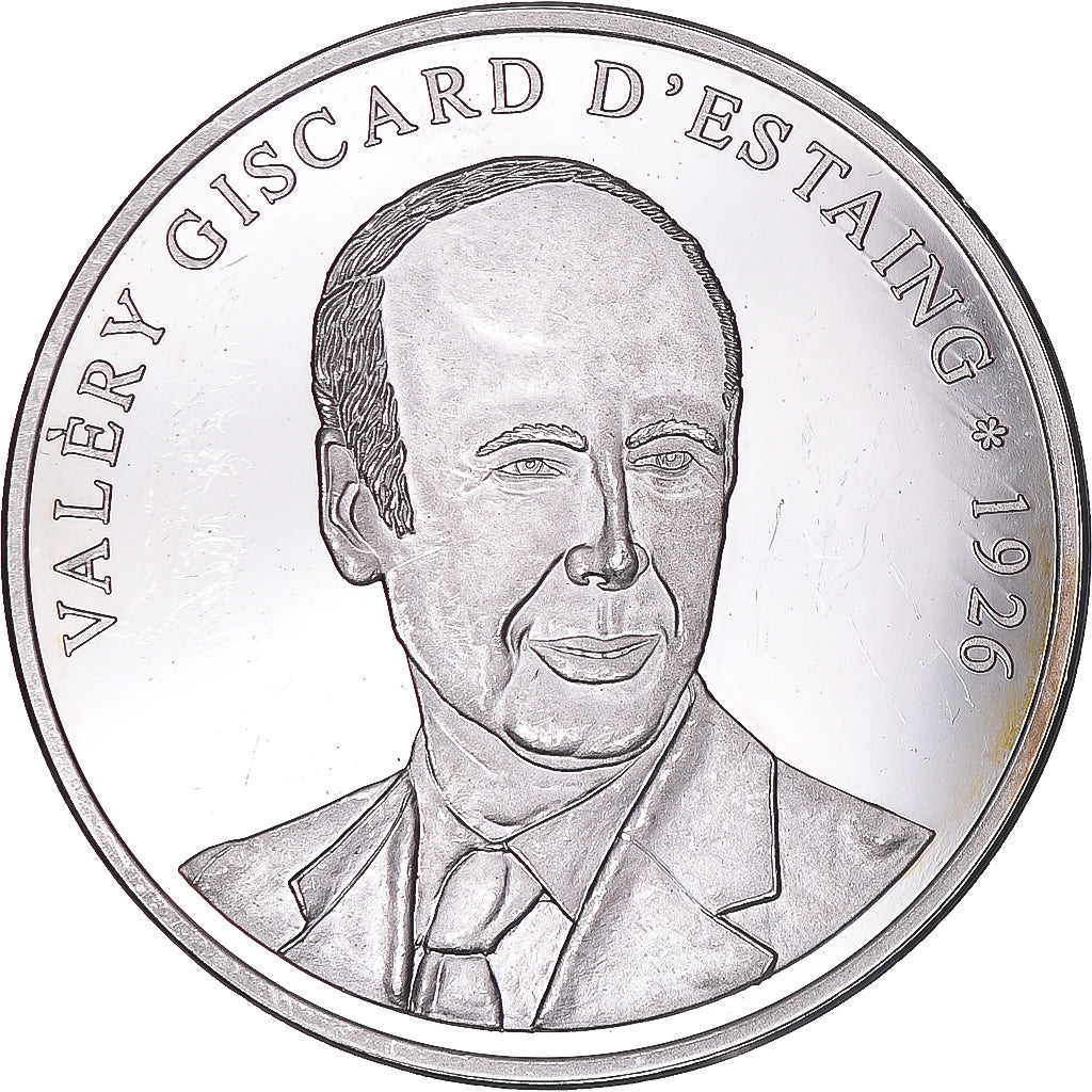 Francja, medal, Président français, Valérie Giscarg d'Estaing, MS(63), Srebro