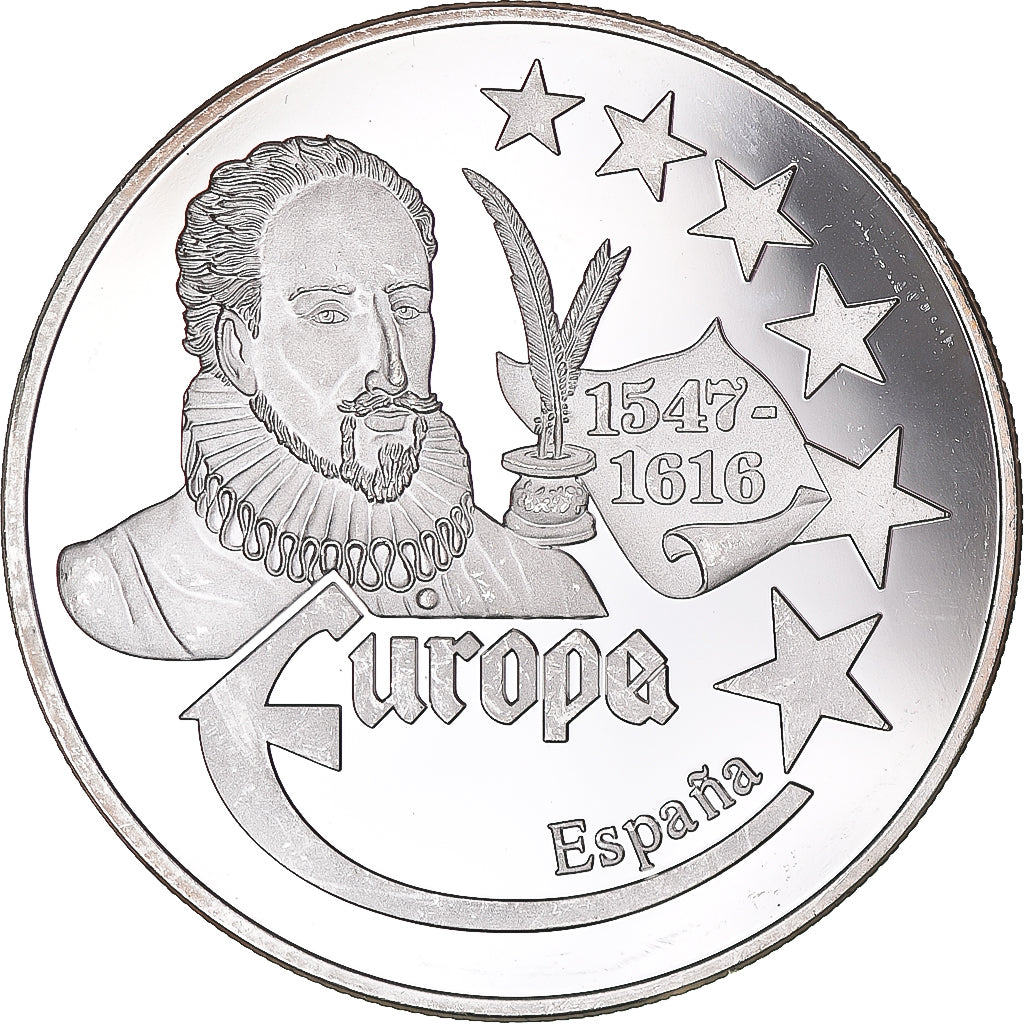 Frankreich, Medaille, Europa, 1999, Spain, UNZ, Silber