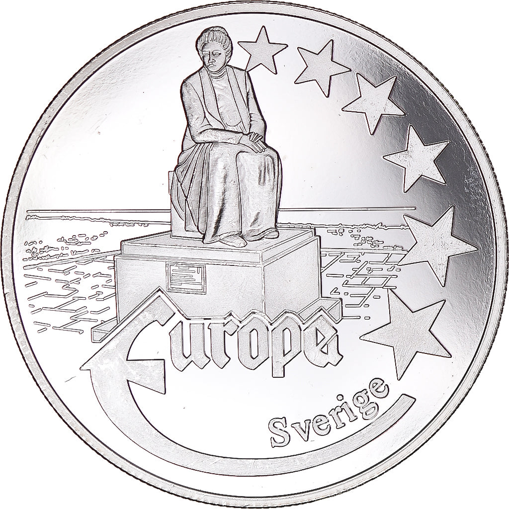 Frankreich, Medaille, Europa, 1998, Sweden, UNZ, Silber