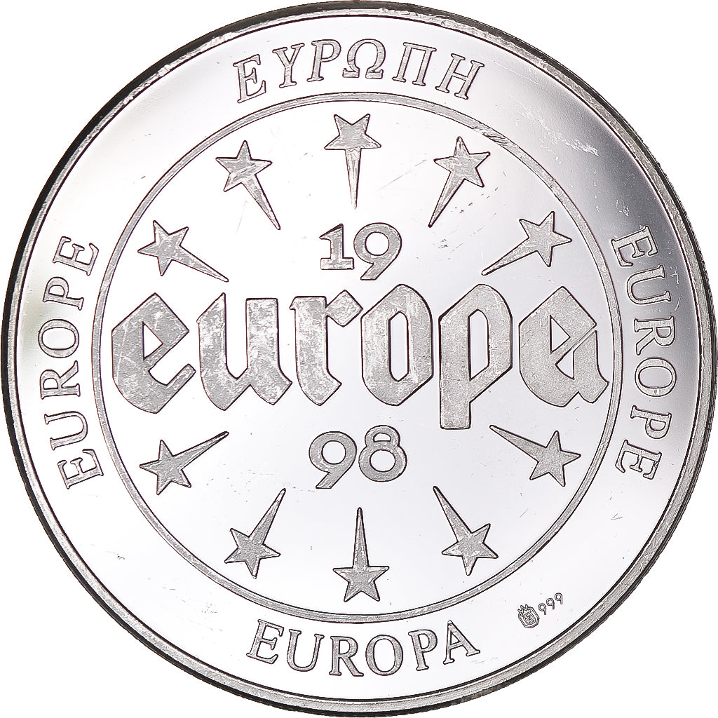France, Medal, Europa, 1998, Germany, MS(63), Silver