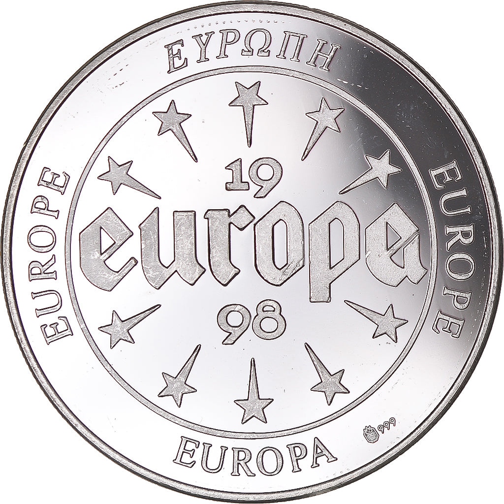Frankreich, Medaille, Europa, 1998, Greece, UNZ, Silber