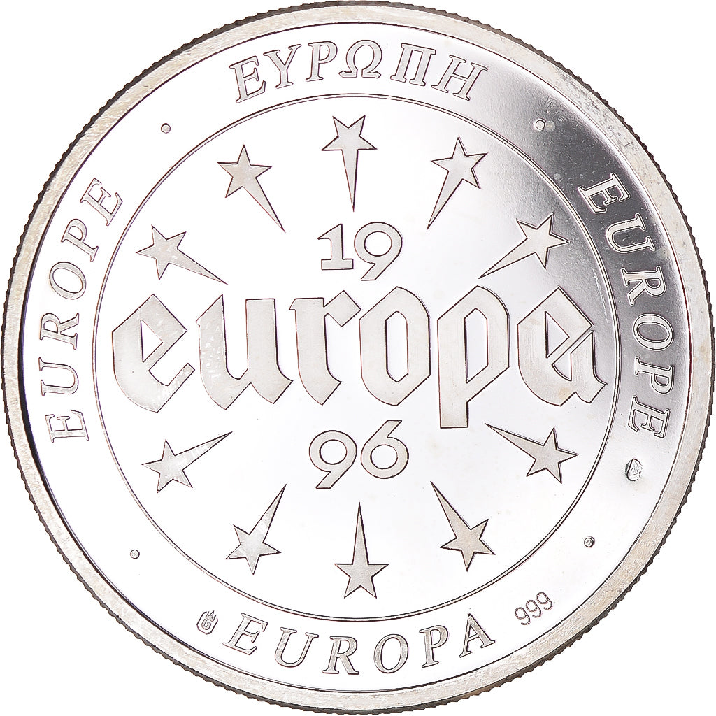 Frankreich, Medaille, Europa, 1996, Spain, UNZ, Silber