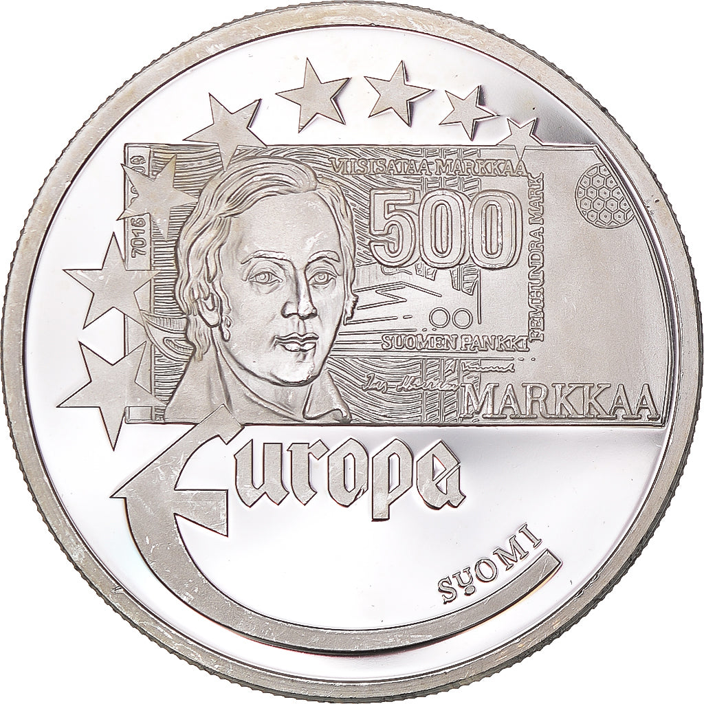 Frankreich, Medaille, Europa, 1997, Finland, UNZ, Silber