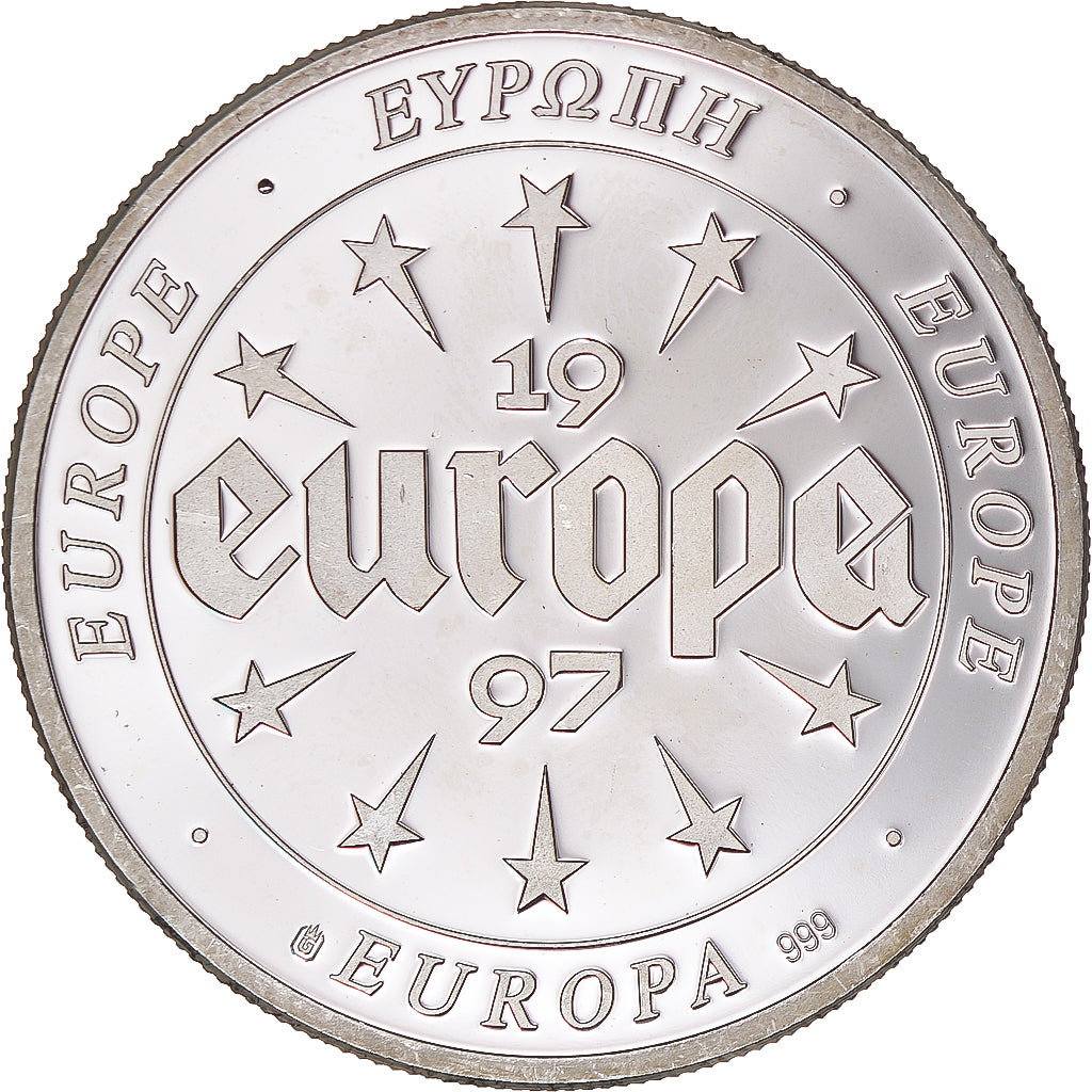 Frankreich, Medaille, Europa, 1997, Finland, UNZ, Silber
