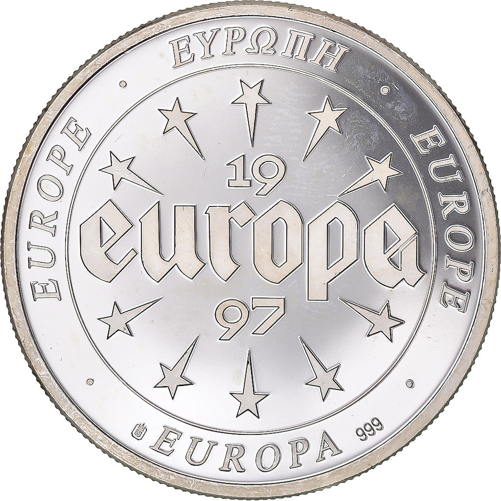 Francia, medaglia, Europa, 1997, Italy, SPL, Argento