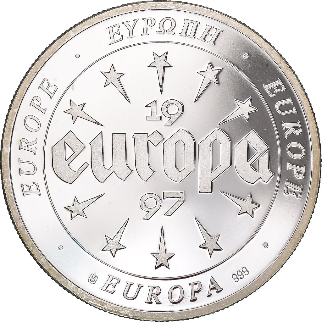 Francia, medaglia, Europa, 1997, Portugal, SPL, Argento