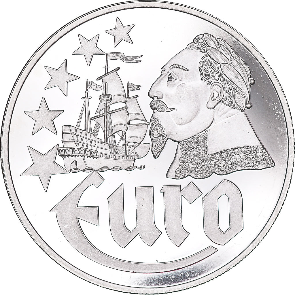 Frankreich, Medaille, Europa, 1997, Sweden, UNZ, Silber