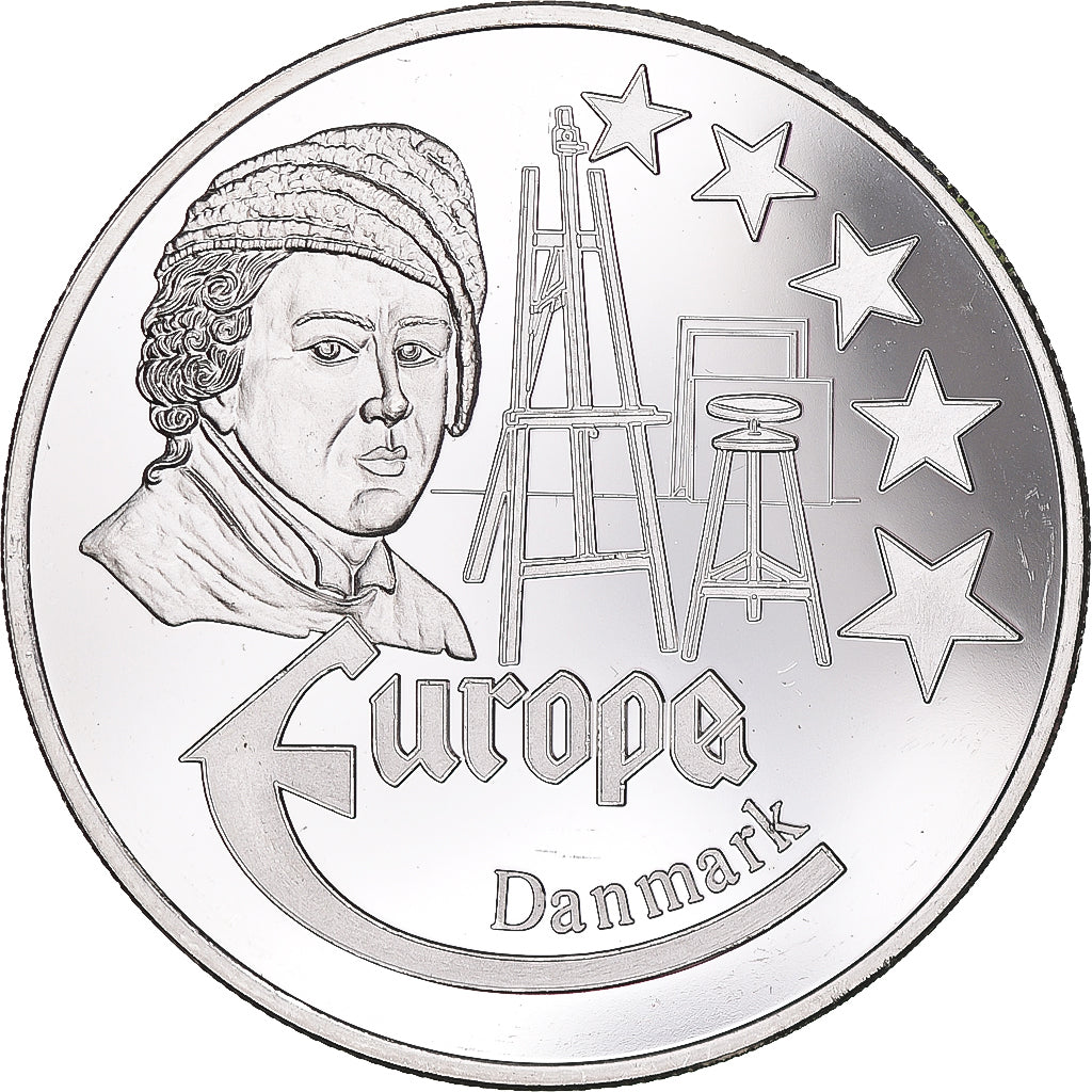 Frankrijk, Medaille, Europa, 1997, Denmark, UNC-, Zilver