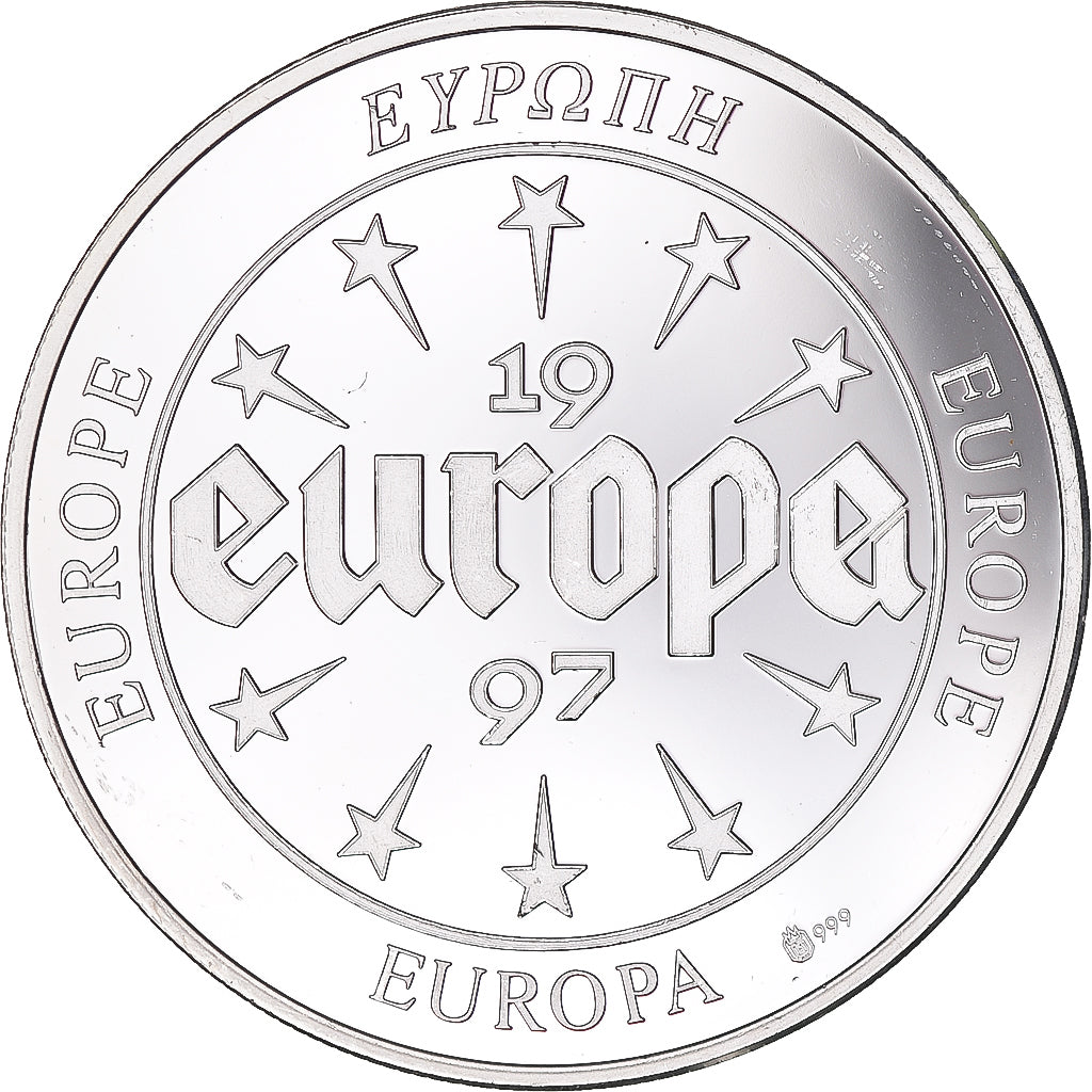 Frankrijk, Medaille, Europa, 1997, Denmark, UNC-, Zilver