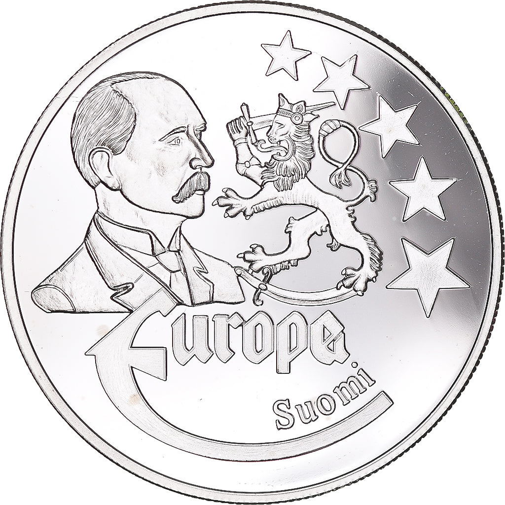 France, Medal, Europa, 1997, Finland, MS(63), Silver